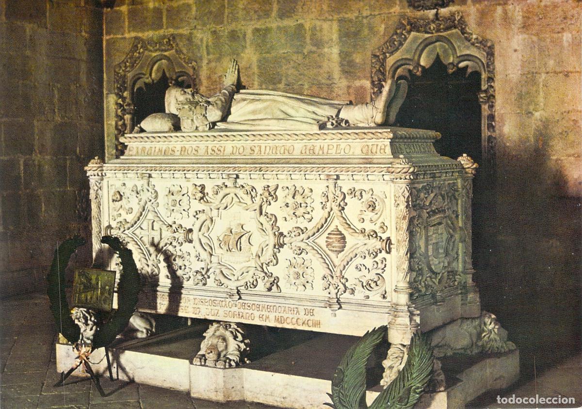 Postales: Postal del Monasterio de los Jer&oacute;nimos y Tumba de Vasco da Gama, Lisboa