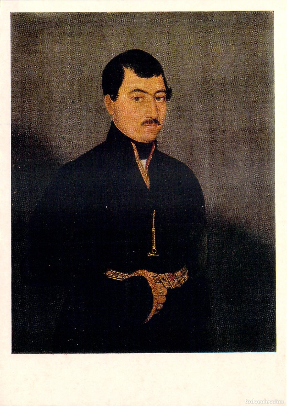 Postales: Postal de Arte Retrato de G. Karadzhan por Hakob Hovnatanyan