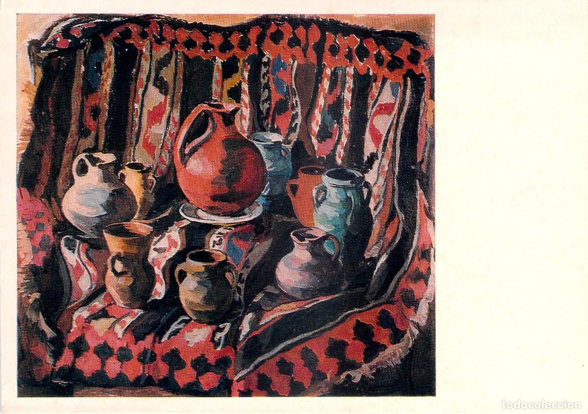 Postales: Postal Arte Bodeg&oacute;n Jarras de L. A. Bazhbeuk-Melikyan