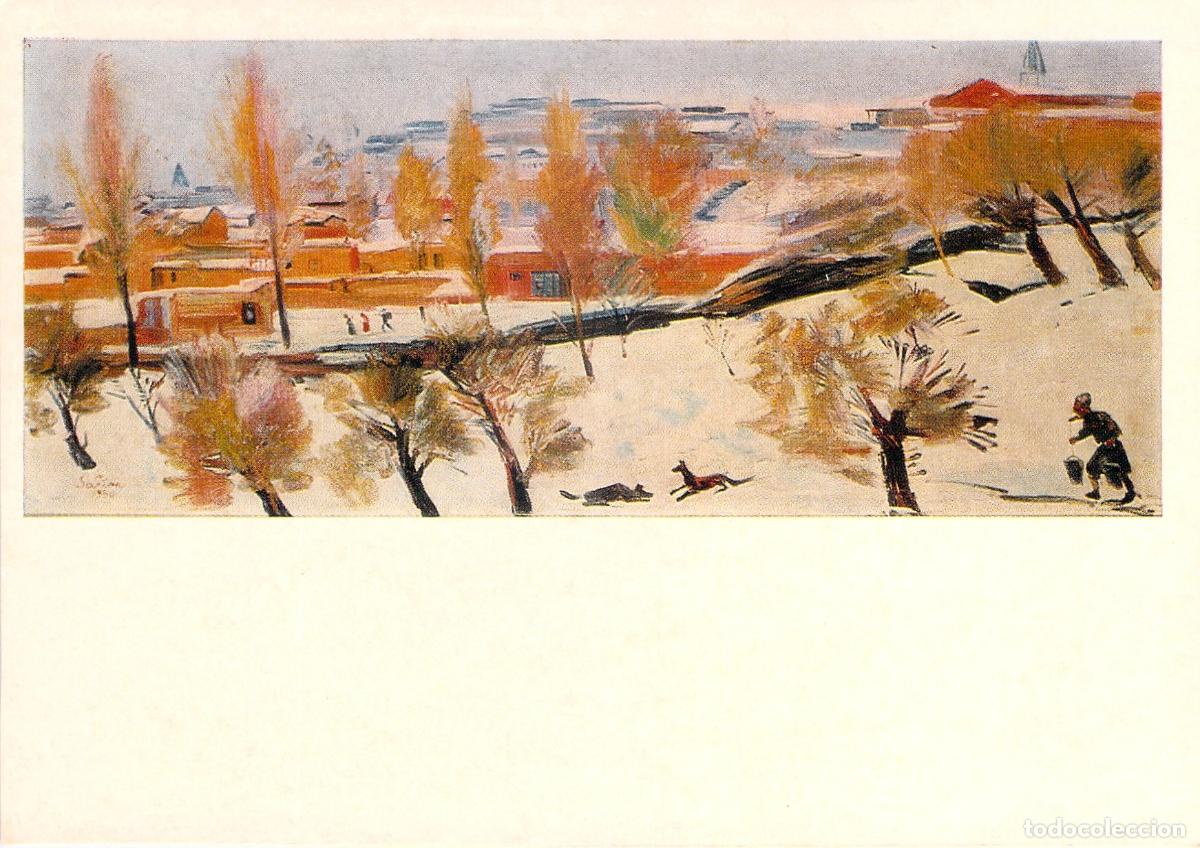 Postales: Postal de Arte de Martiros Saryan - Invierno del Sur