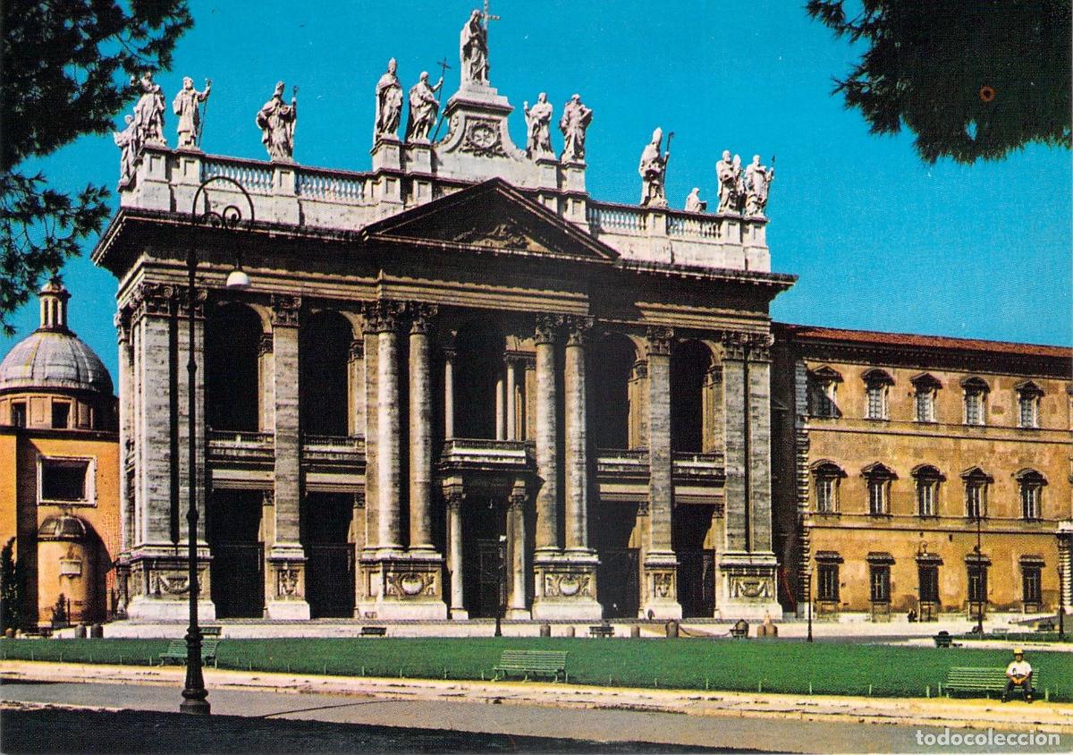 Postcards: Postal de la Bas&iacute;lica de San Juan de Letr&aacute;n en Roma, Italia