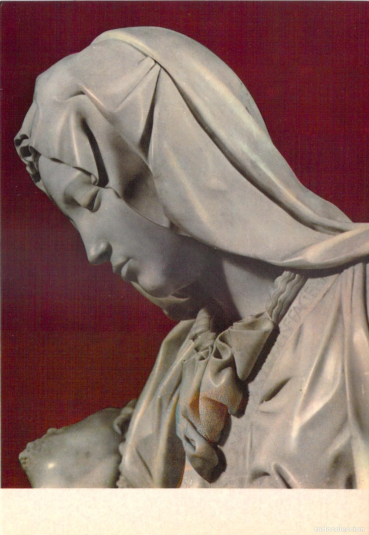 Cartoline: Postal Roma La Piedad de Miguel &Aacute;ngel Detalle Bas&iacute;lica de San Pedro