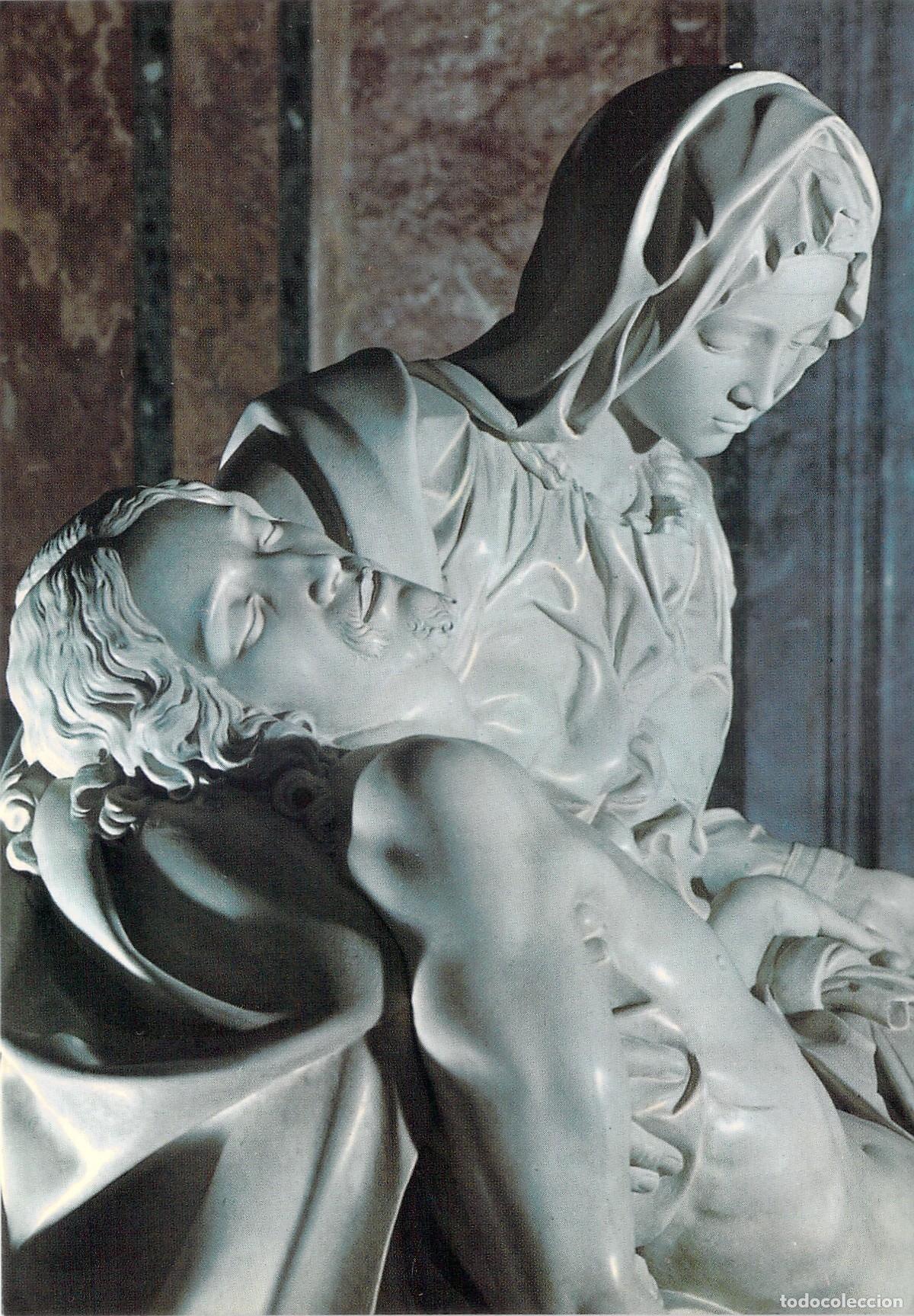 Cartoline: Postal Escultura La Piedad de Miguel &Aacute;ngel Roma
