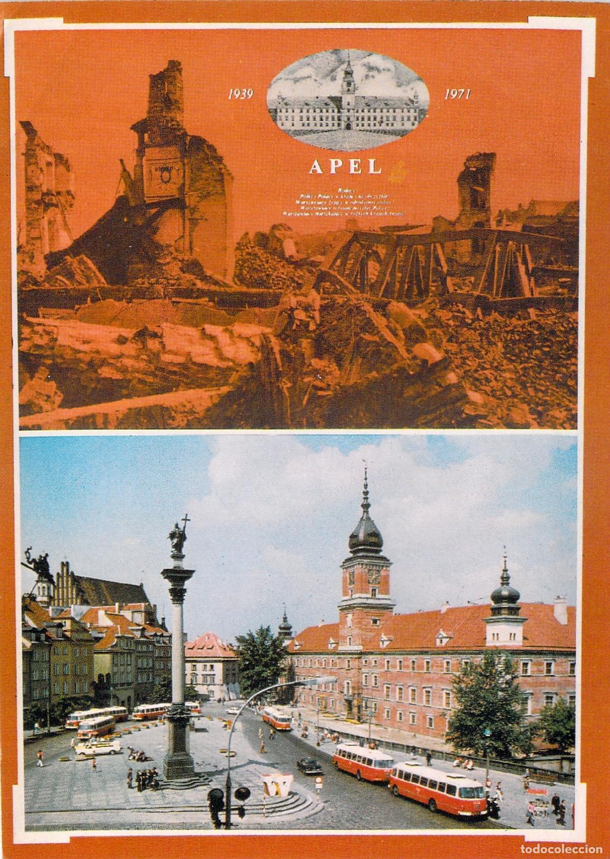 Postales: Postal de Varsovia Castillo Real y Plaza del Castillo Polonia