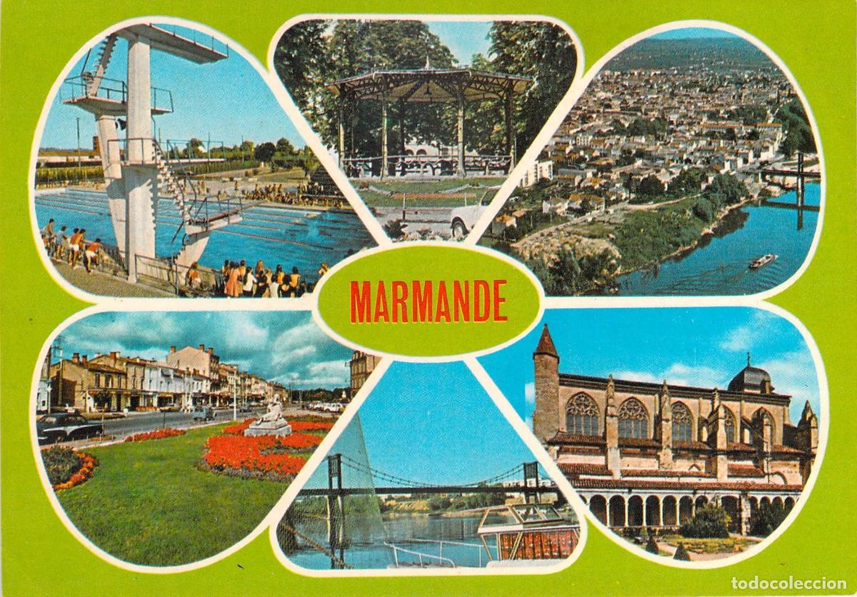 Postcards: Postal Multivista de Marmande, Francia - Vistas de la Ciudad