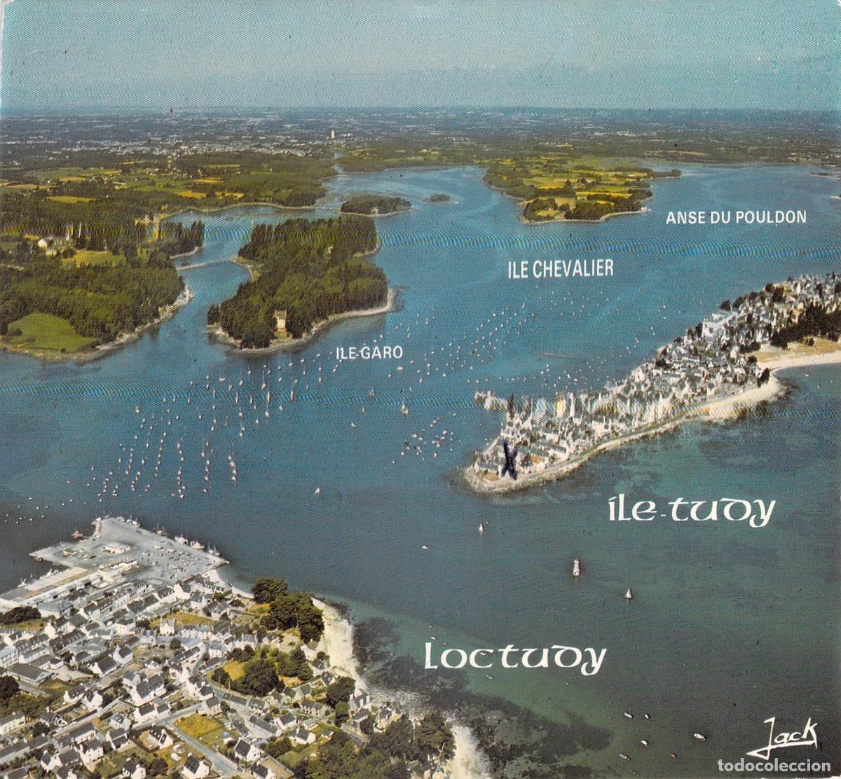 Postcards: Postal Vista A&eacute;rea de Loctudy, &Icirc;le-Tudy y Alrededores, Breta&ntilde;a