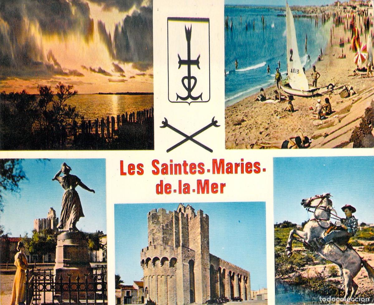 Postcards: Postal Multivista de Les Saintes-Maries-de-la-Mer, Camarga