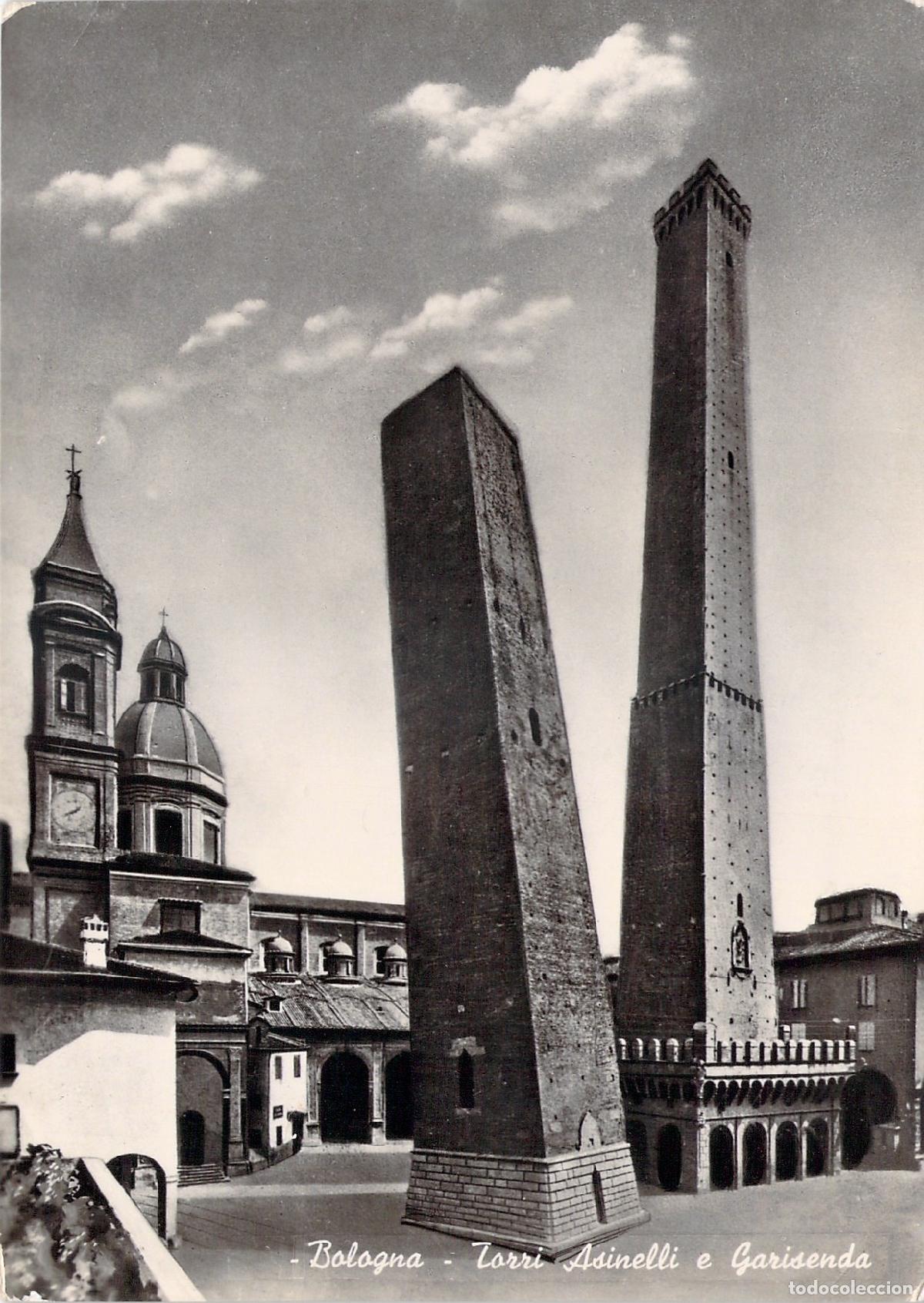 Postales: Postal de Bolonia, Italia - Torres de Asinelli y Garisenda