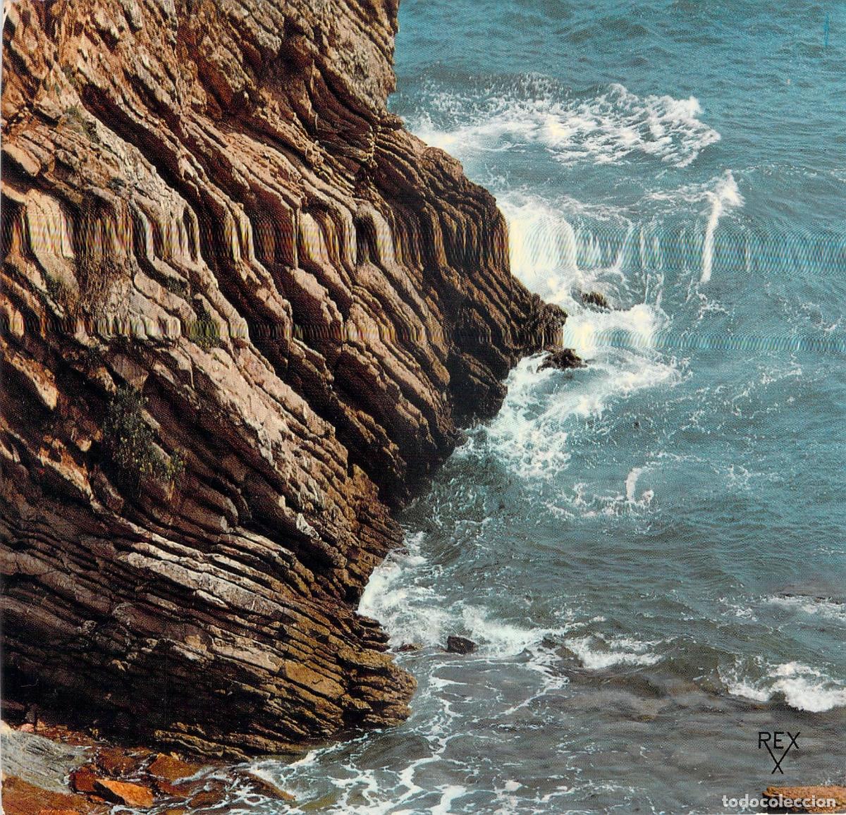 Postales: Postal de la Route de la Corniche entre San Juan de Luz y Hendaya, Francia