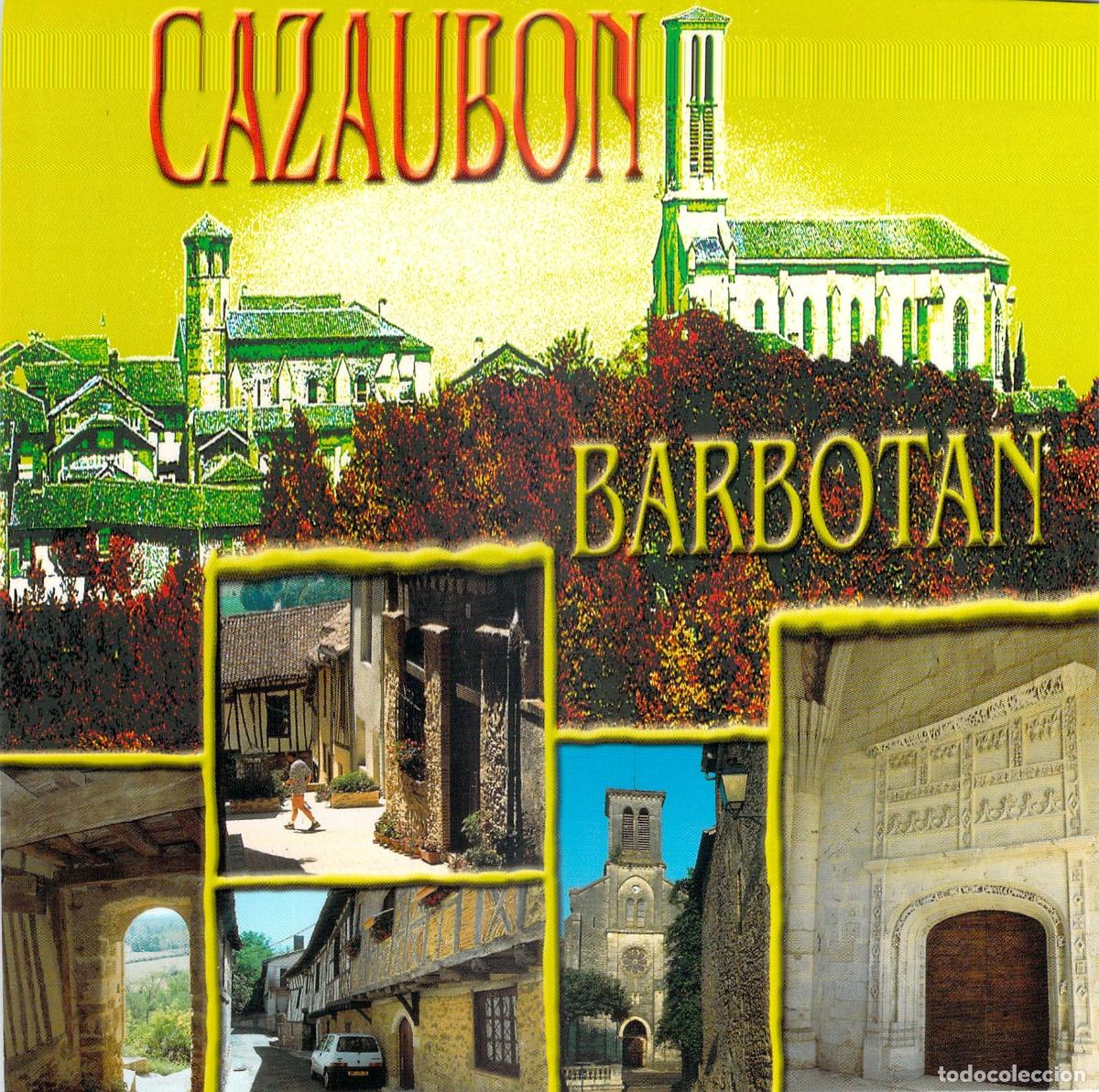 Postales: Postal de Cazaubon y Barbotan-les-Thermes, Francia