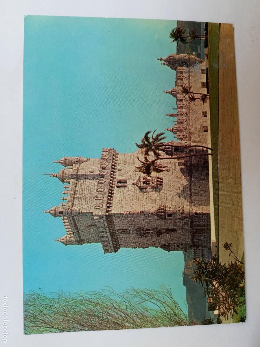 Postales: POSTAL DE LISBOA ( PORTUGAL ): TORRE DE BELEM . A&Ntilde;OS 60