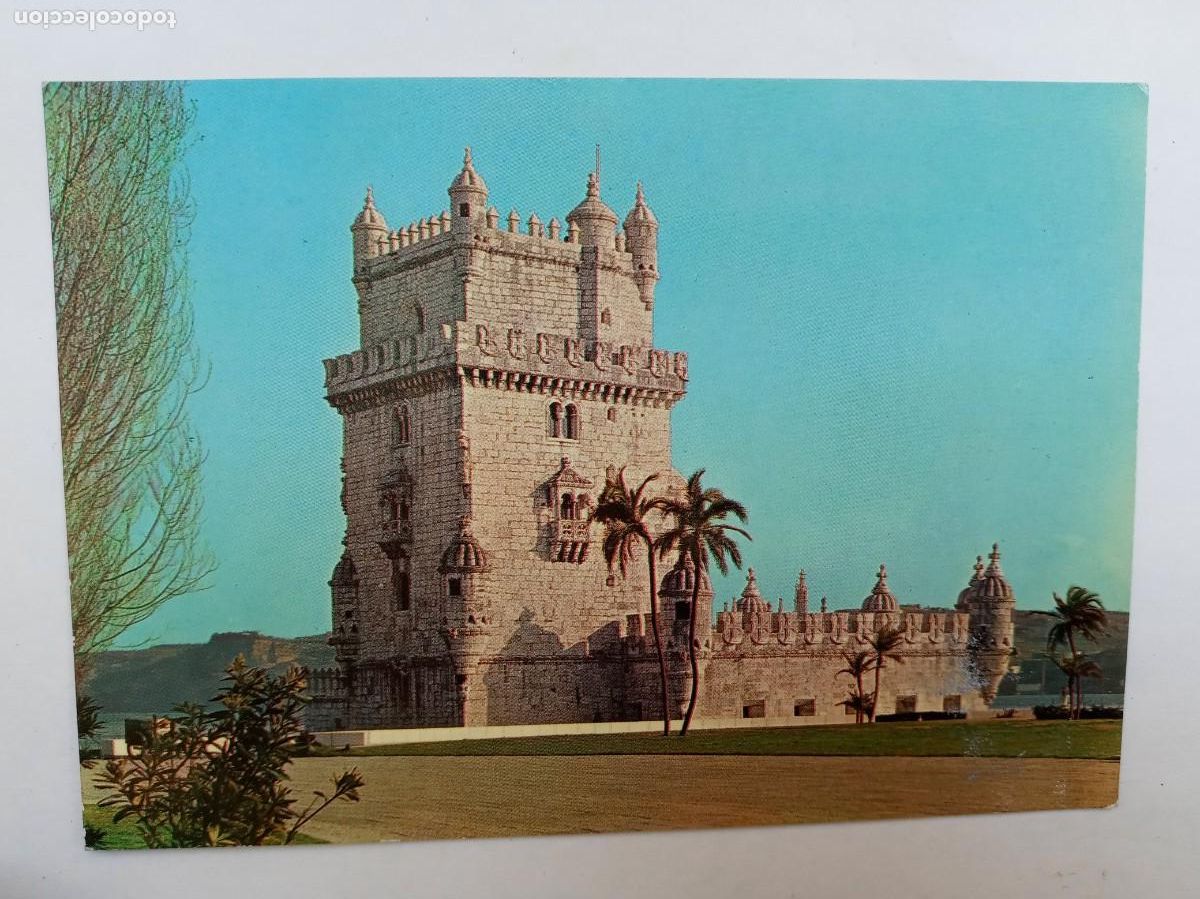 Postales: POSTAL DE LISBOA ( PORTUGAL ): TORRE DE BELEM . A&Ntilde;OS 60