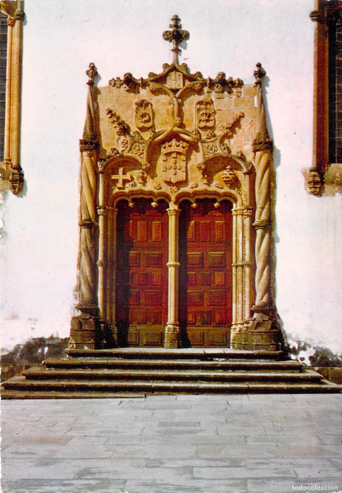 Postales: Postal Puerta de la Capilla de la Universidad de Coimbra