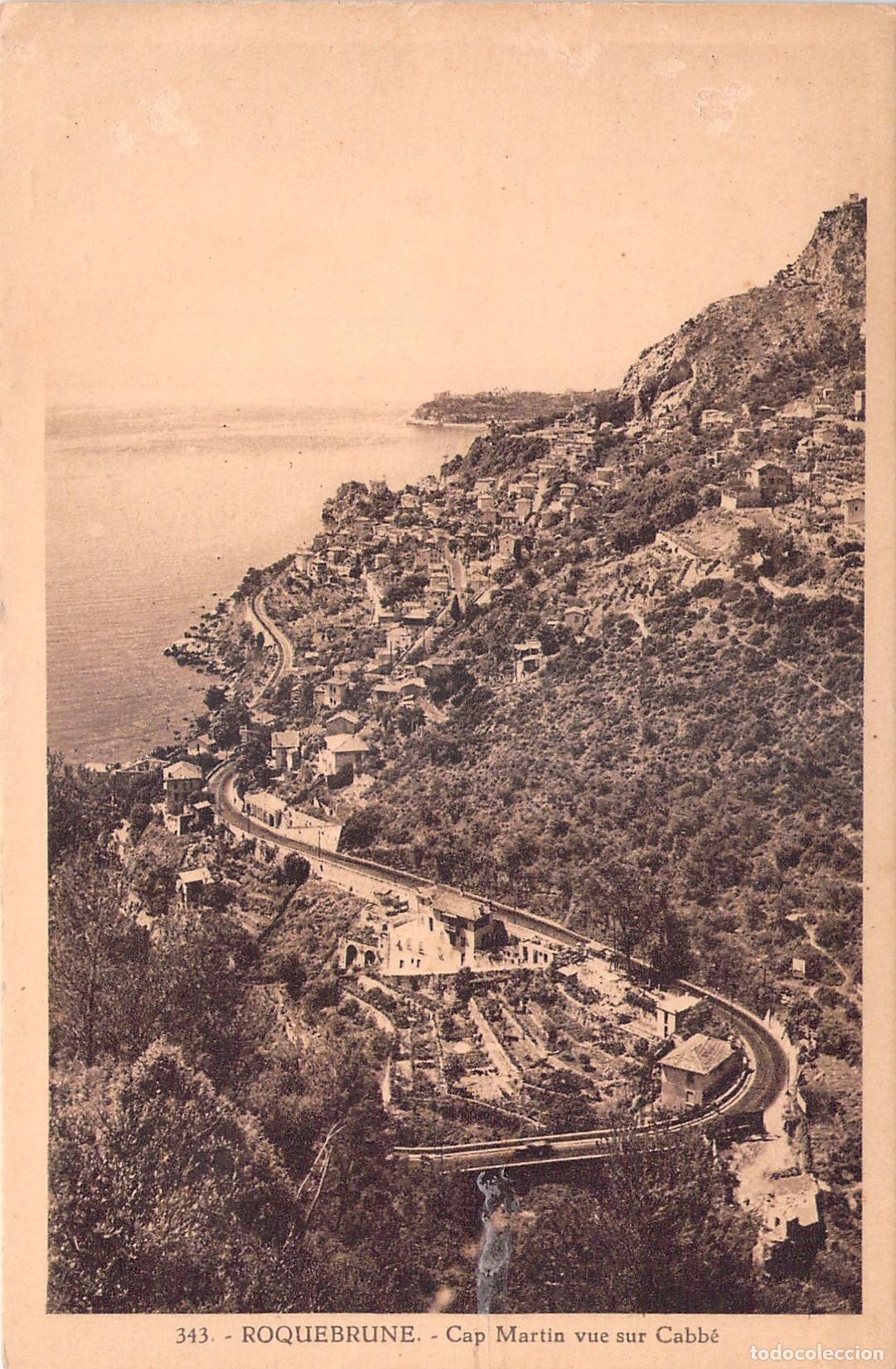 Postales: Postal de Roquebrune - Cap Martin con Vista sobre Cabb&eacute;, Francia