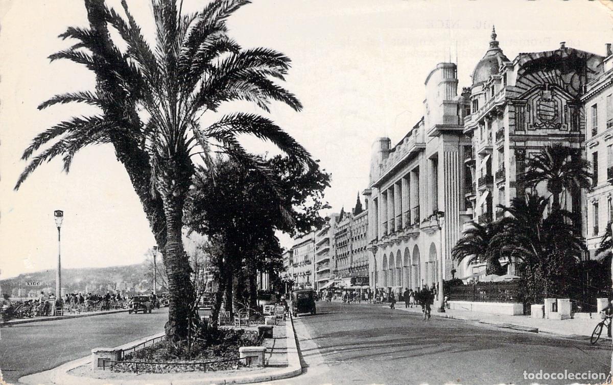 Postales: Postal de Niza Promenade des Anglais y Palais de la M&eacute;diterran&eacute;e