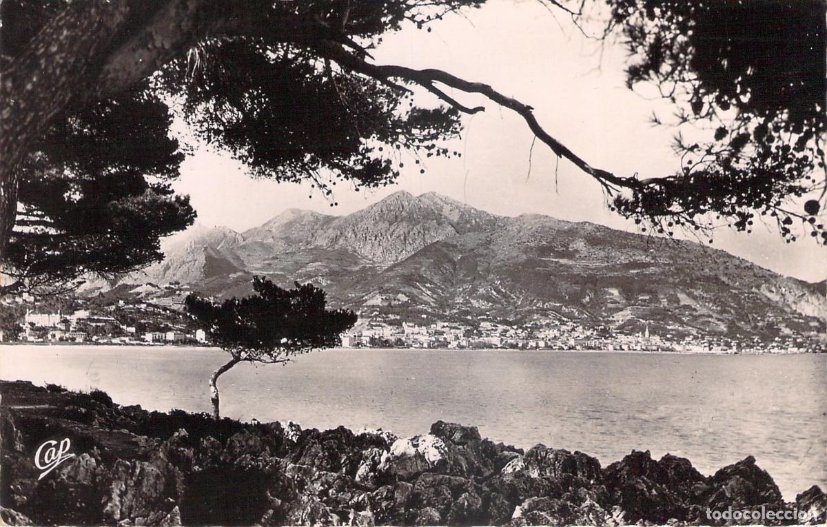 Postales: Postal de Cap Martin con Vista Panor&aacute;mica de Menton, Francia