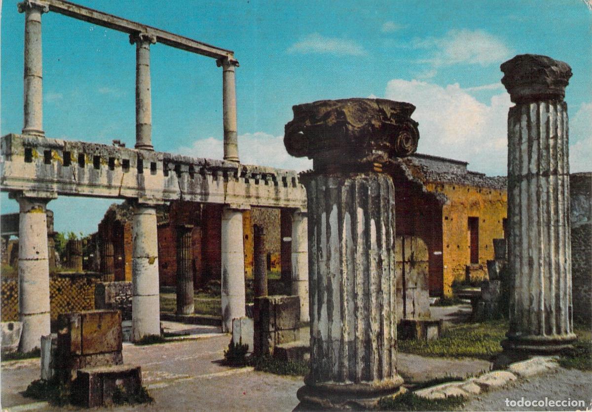 Postales: Postal de la Bas&iacute;lica de Pompeya, Italia - Ruinas Romanas
