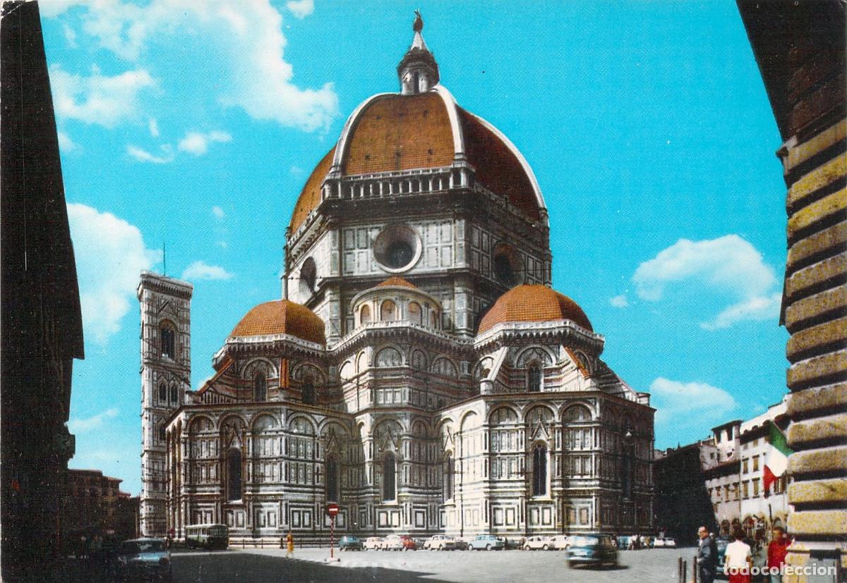 Postales: Postal de la Catedral de Florencia, El Duomo y su &Aacute;bside, Italia