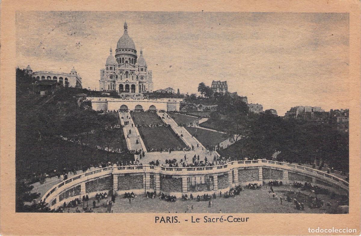 Postales: Tarjeta Postal de la Bas&iacute;lica del Sacr&eacute;-C&oelig;ur en Par&iacute;s, Francia