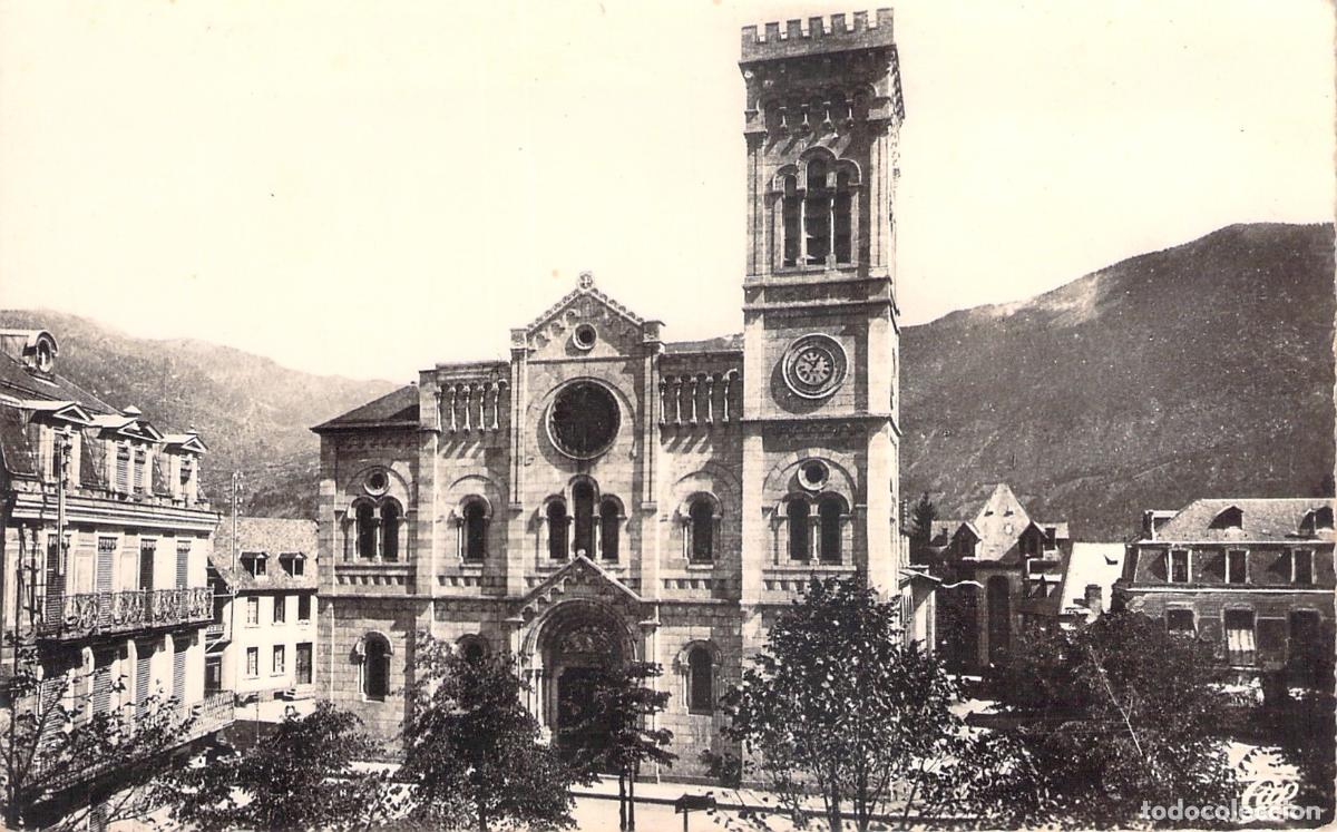Postales: Postal de la Iglesia de Luchon, Francia, Foto Real