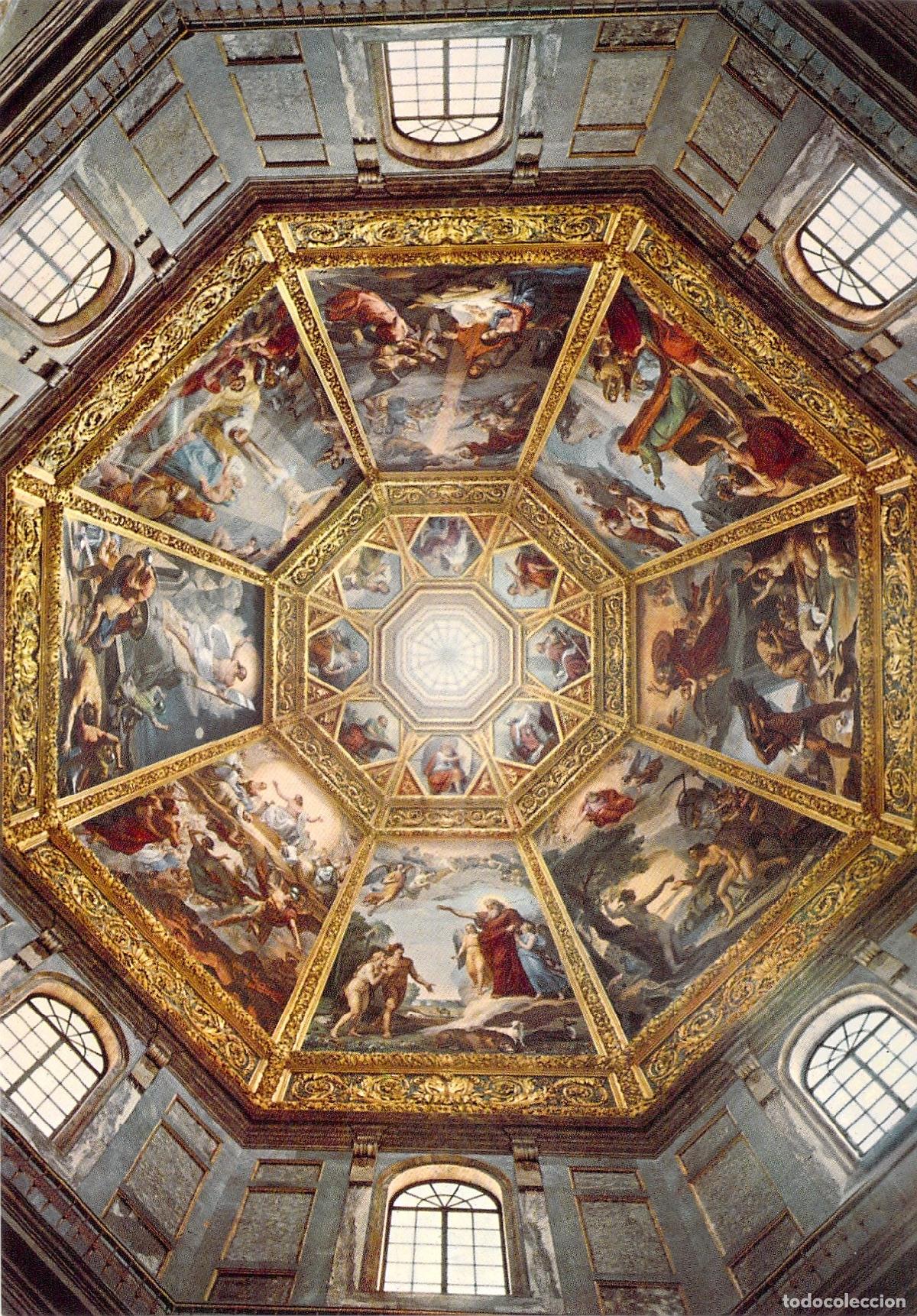 Cartoline: Postal Capilla de los Pr&iacute;ncipes, B&oacute;veda por Pietro Benvenuti, Florencia