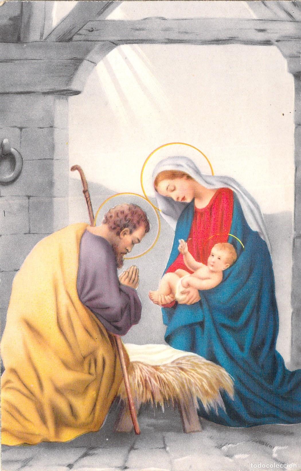 Postcards: Postal de la Sagrada Familia Nacimiento de Jes&uacute;s Navidad