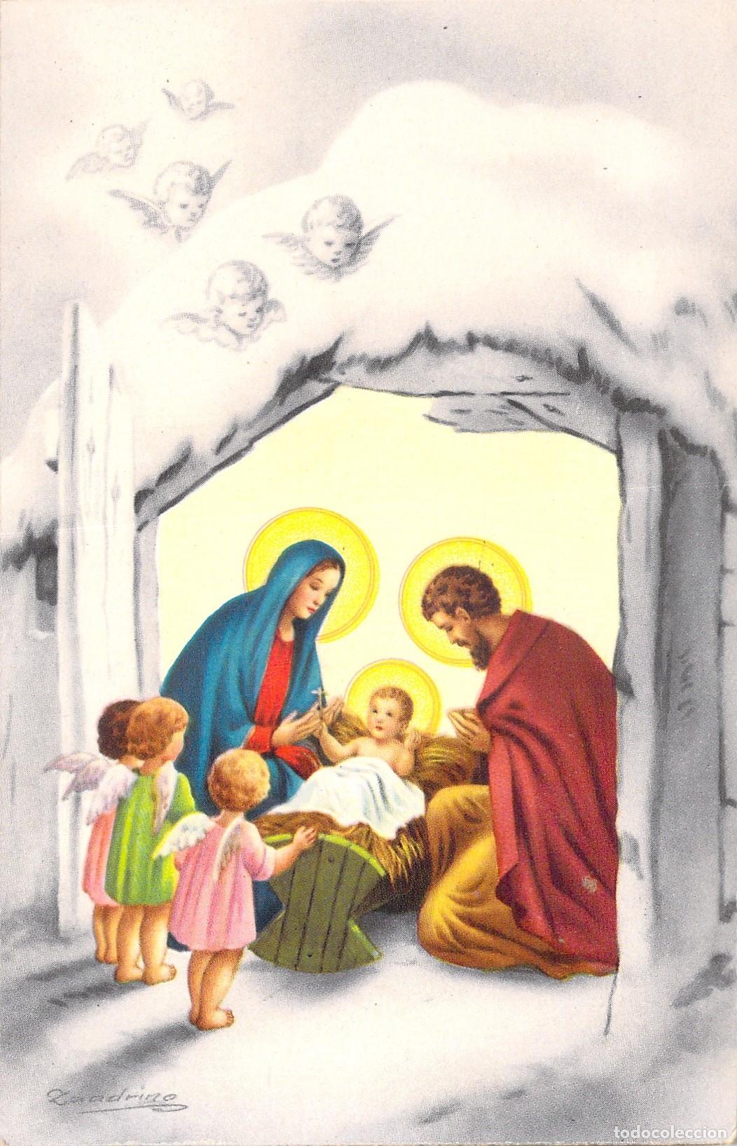 Postcards: Postal Navide&ntilde;a del Nacimiento y &Aacute;ngeles de Zandrino
