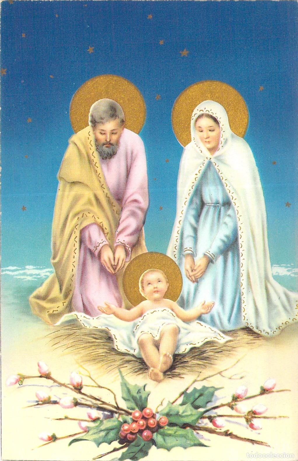 Postcards: Postal Navide&ntilde;a de la Sagrada Familia con el Ni&ntilde;o Jes&uacute;s