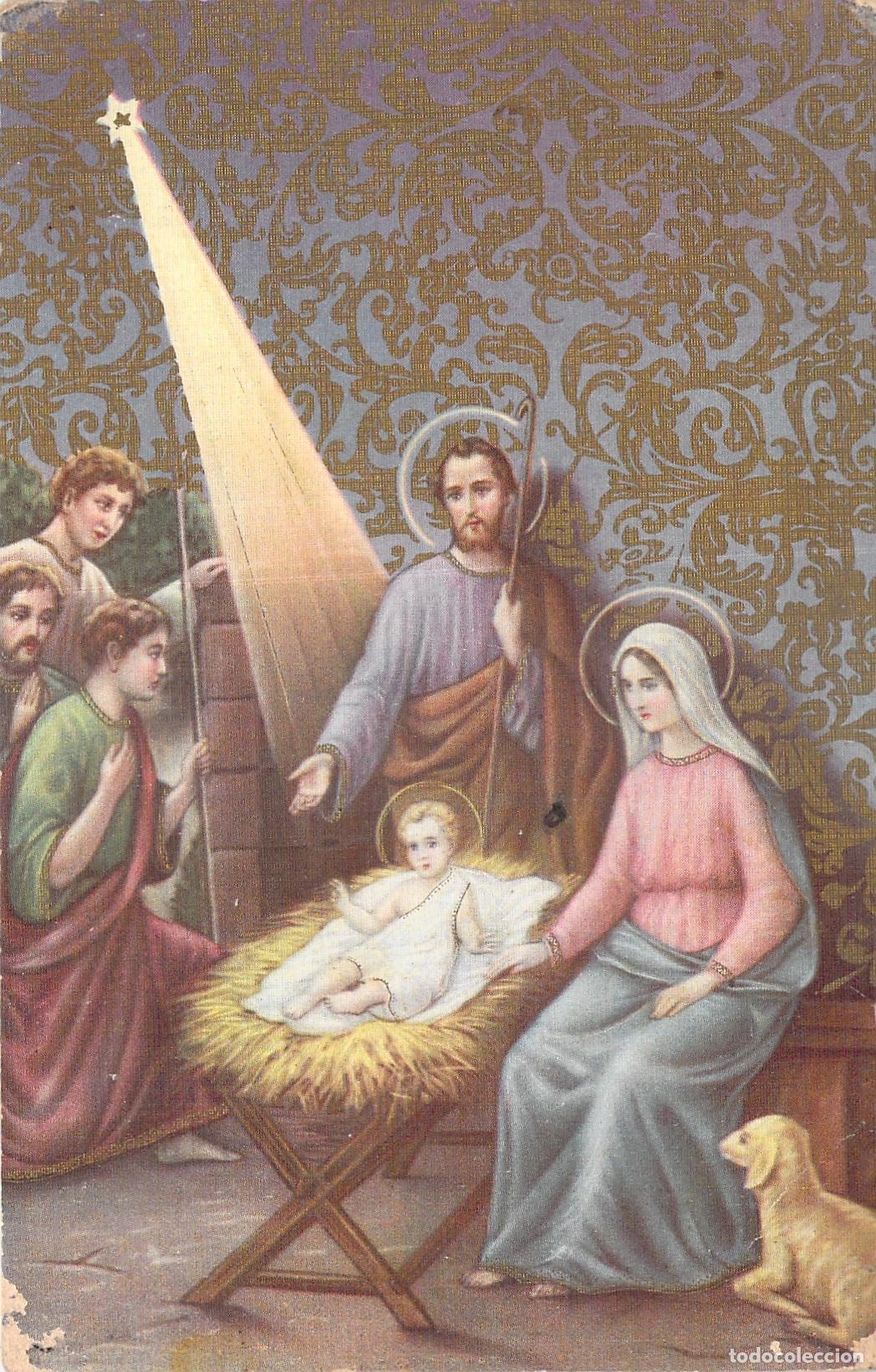 Postales: Postal de Navidad del Nacimiento de Jes&uacute;s y la Sagrada Familia