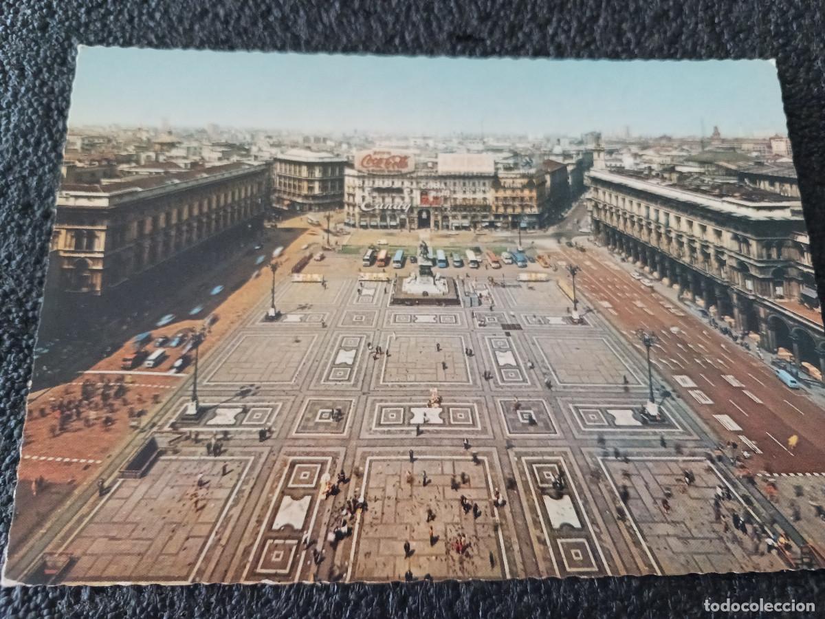 Postales: 1175 milano, piazza duomo, ed. giesse