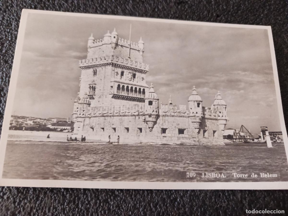 Postales: 709 LISBOA, TORRE DE BELEM, ED. TORRES, circulada 1958