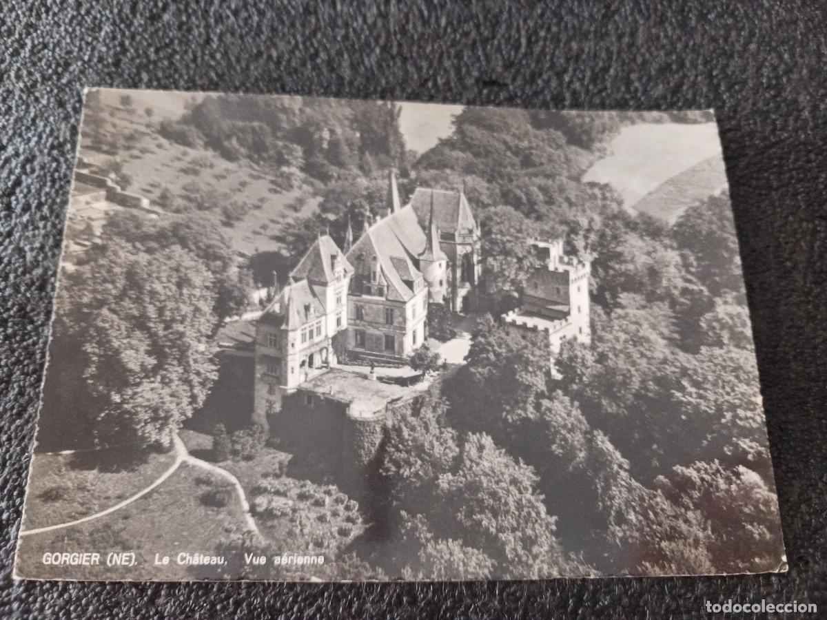 Postales: gorgier, le chateau, vue aerienne