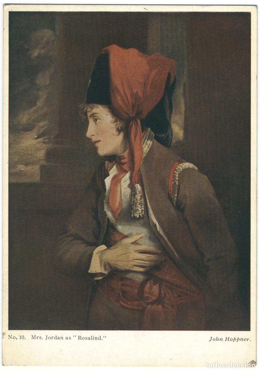 Postales: Mrs. Jordan as Rosalind, by John Hoppner_Geo. Pulman (Iveagh Bequest)