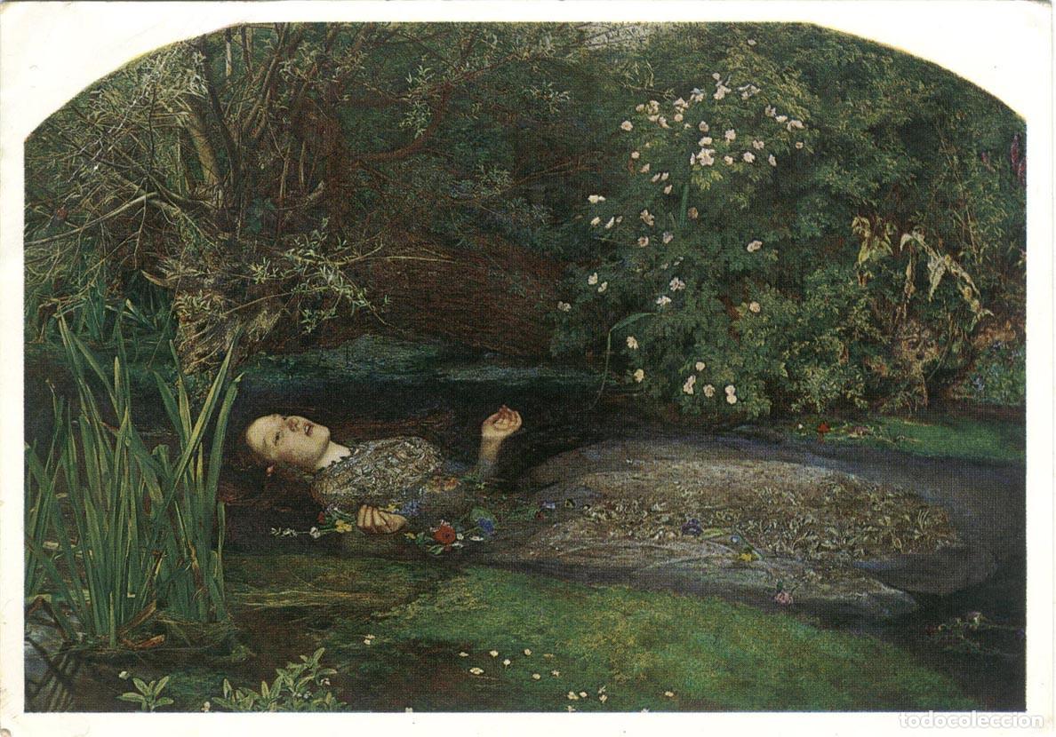 Postales: Ophelia, by John Everett Millais (Tate Gallery)_Henry Stone