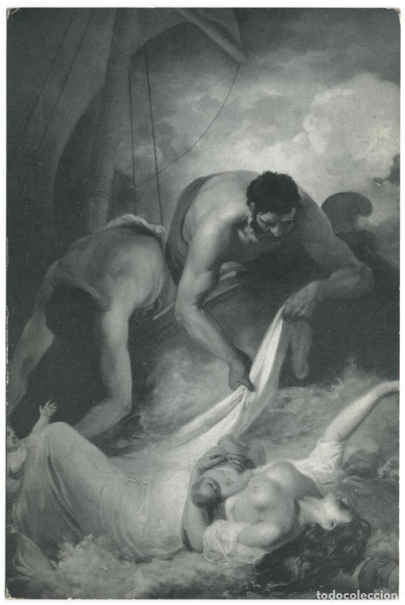 Postales: The Rescue of Aemilia and the Infants Antipholus and Dromio (Comedy of Errors), by Francis Wheatley_