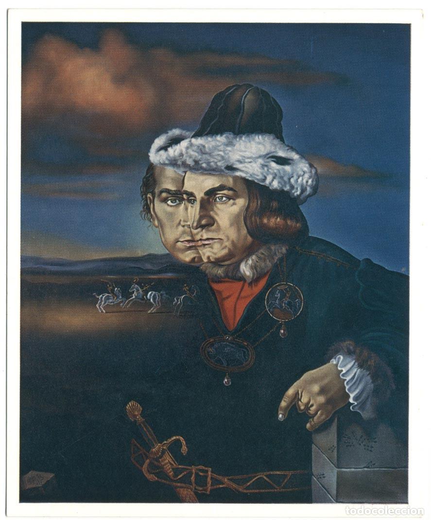 Postales: Laurence Olivier ias Richard III, by Salvador Dal&iacute;