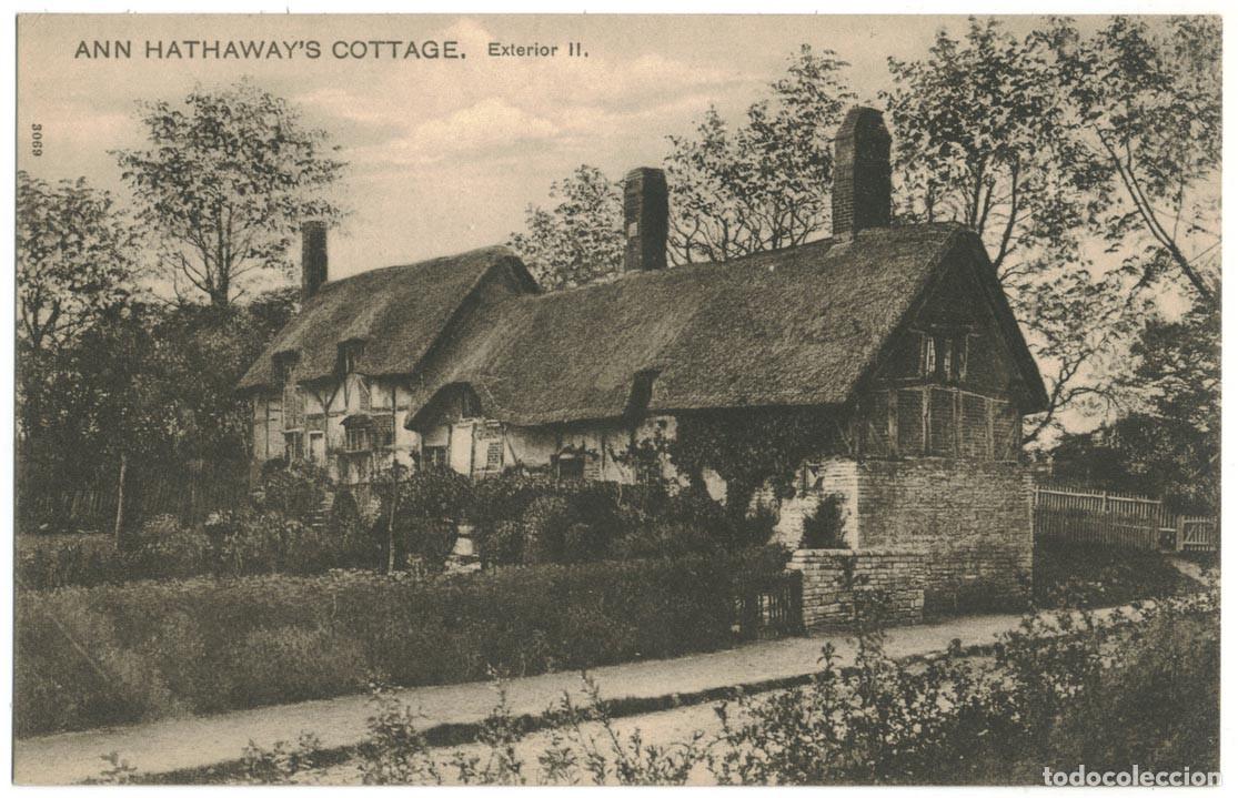 Postales: Ann Hathaway's Cottage. Exterior II (Stratford-Upon-Avon)_Peacock (Sepia Tint; 3069)