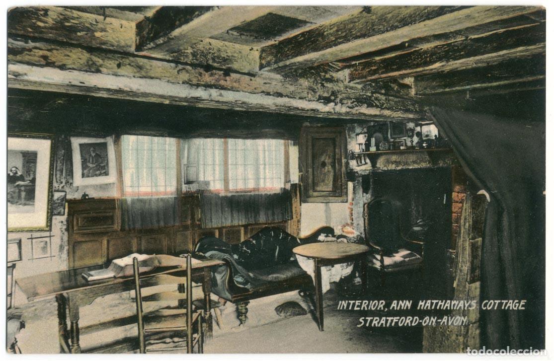 Postales: Ann Hathaway's Cottage. Interior (Stratford-Upon-Avon)_Sin datos; 1363