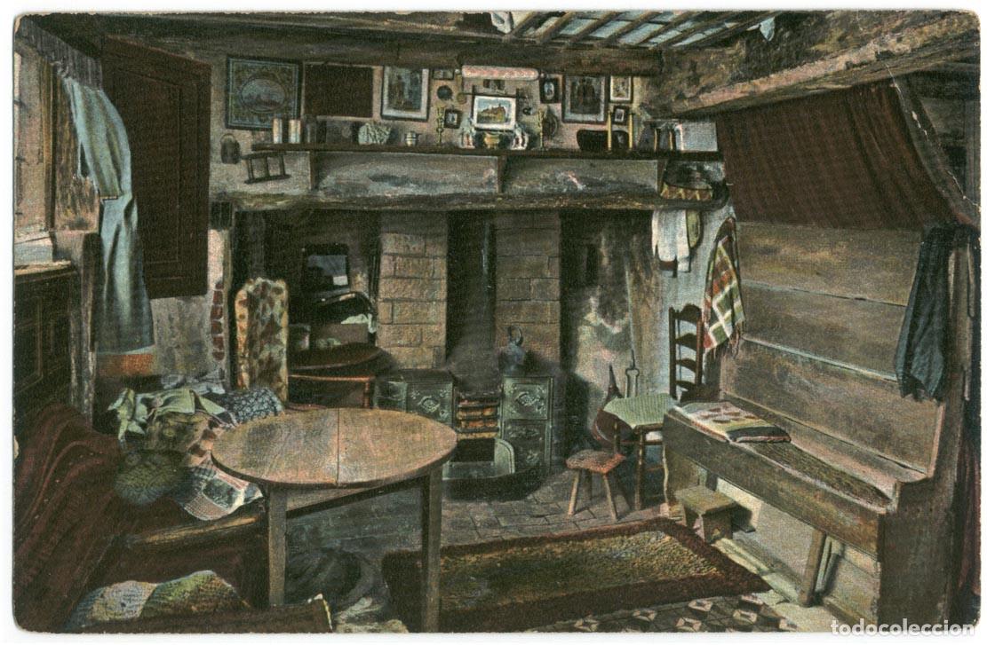 Postales: Ann Hathaway's Cottage. Interior I (Stratford-Upon-Avon)_Peacock (Autochrom; 480)