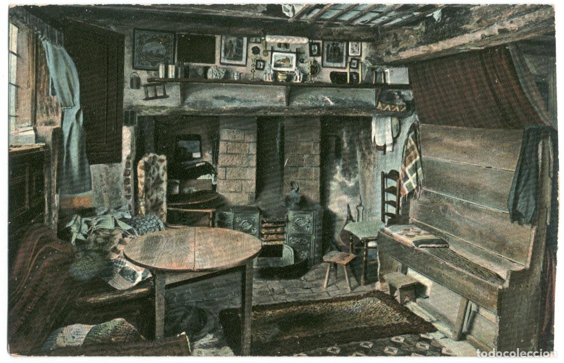 Postales: Ann Hathaway's Cottage. Interior II (Stratford-Upon-Avon)_Peacock (Autochrom; 2104)