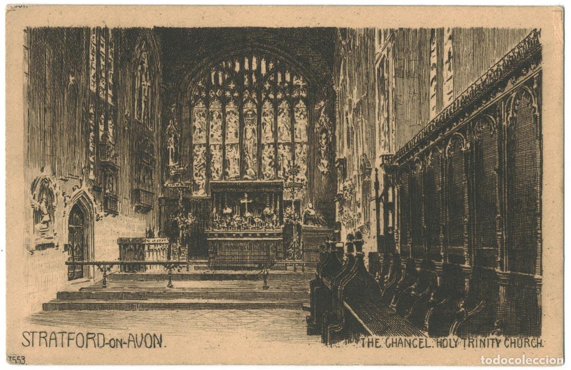 Postales: The Chancel Holy Trinity Church (Stratford-Upon-Avon)_Sin datos; 7553