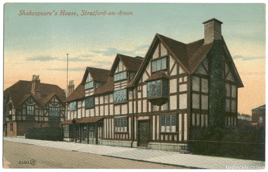 Postales: Shakespeare's House (Stratford-Upon-Avon)_Valentine; 3105-IV