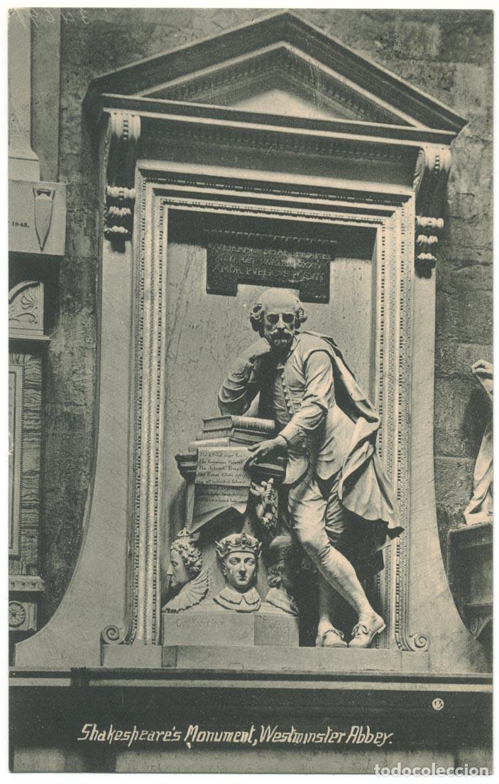 Postales: Shakespeare's Monument (Westminster Abbey)_Valentine