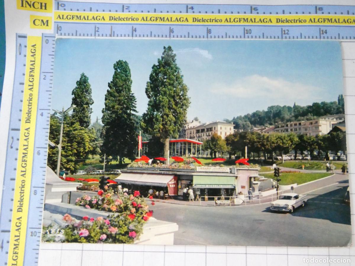 Postales: POSTAL DE FRANCIA. EVIAN LES BAINS CARREFOUR DU DEBARCADERE. 1638
