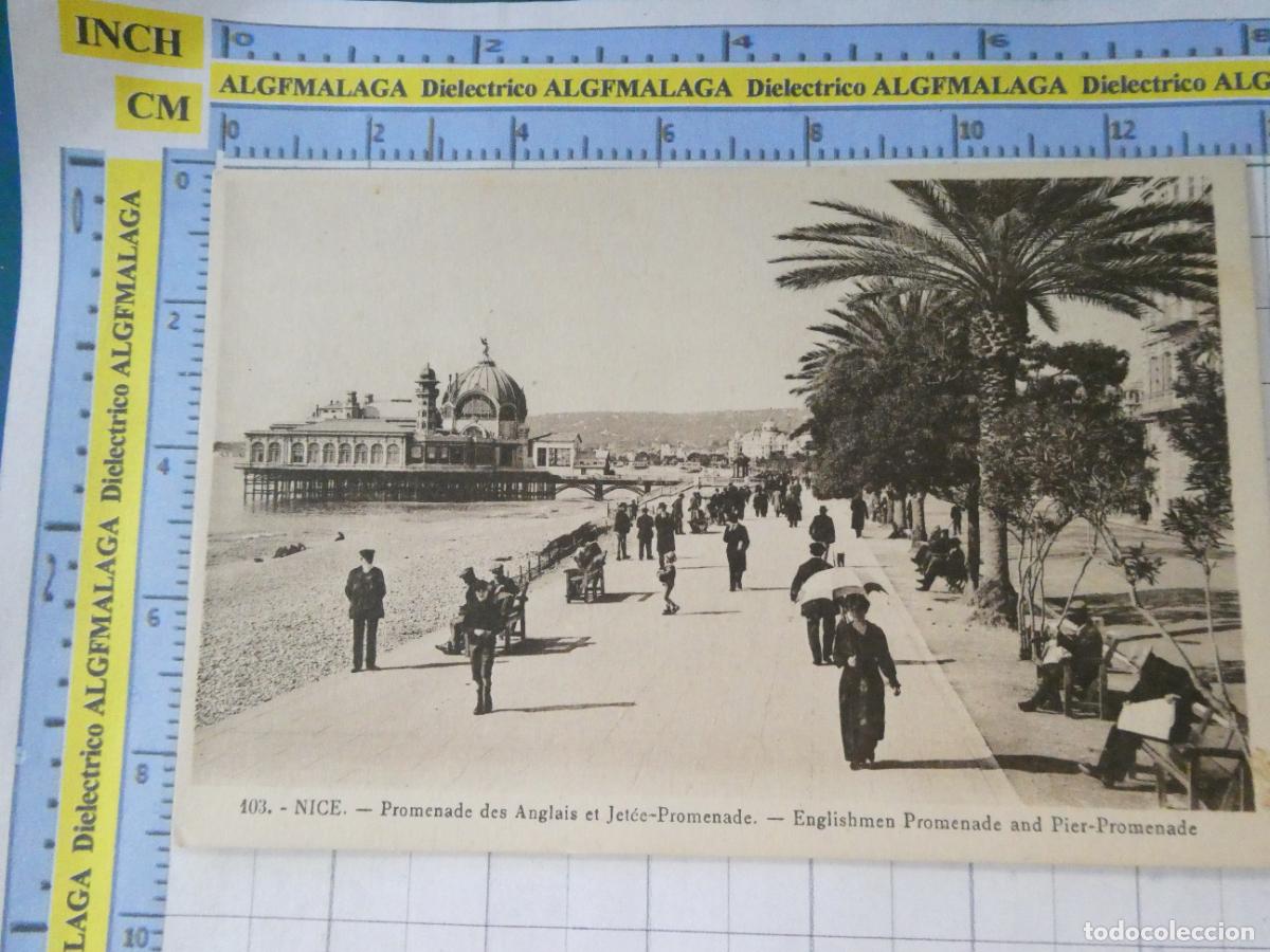 Postales: POSTAL DE FRANCIA. NIZA NICE PROMENADE DES ANGLAIS ET JETEE PROMENADE. 1644