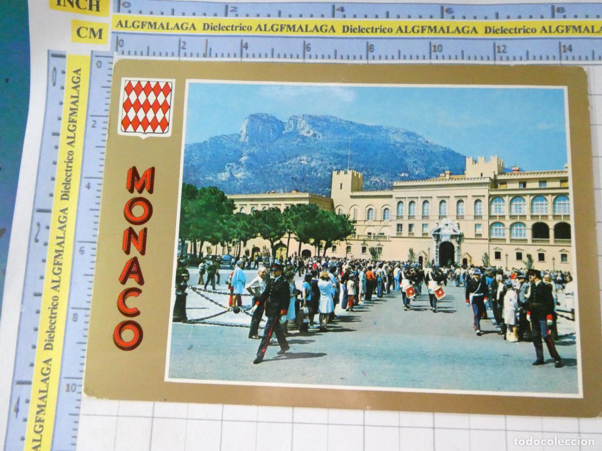 Postales: POSTAL DE FRANCIA. PRINCIPADO M&Oacute;NACO DESFILE POLICIAL MILITAR RELEVO GUARDIA PALACIO. 1649