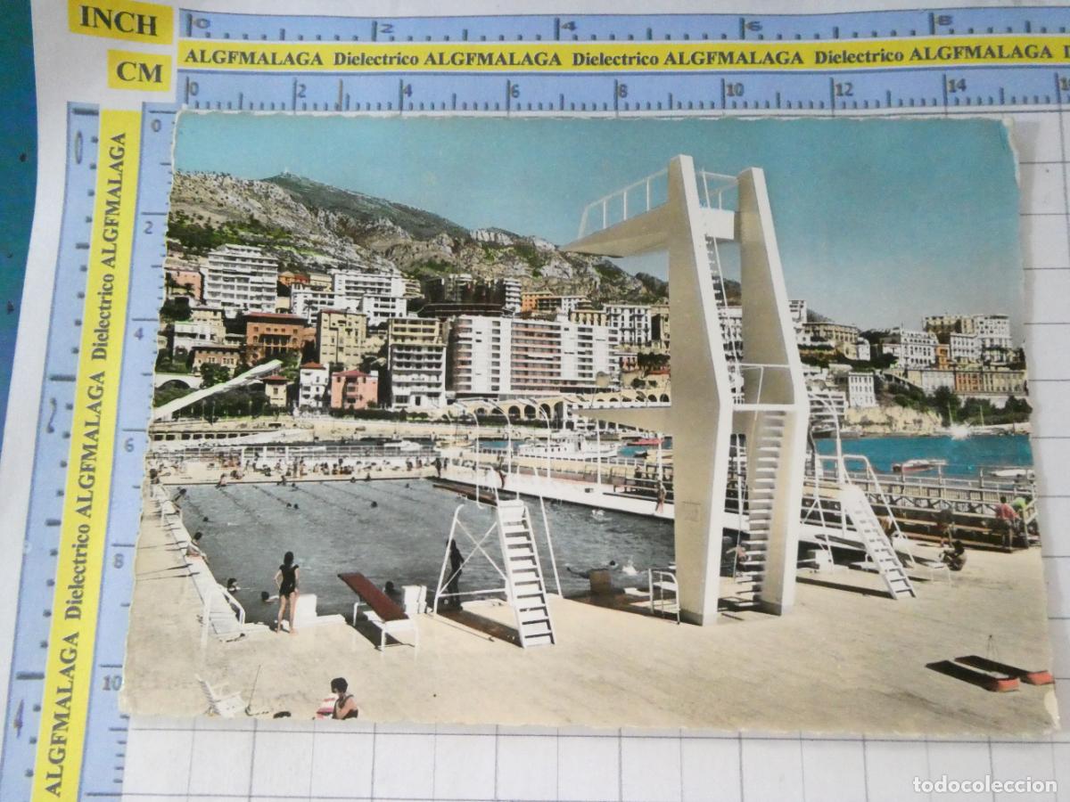 Postales: POSTAL DE FRANCIA. PRINCIPADO DE MONACO PISCINA TRAMPOLINES. 1652