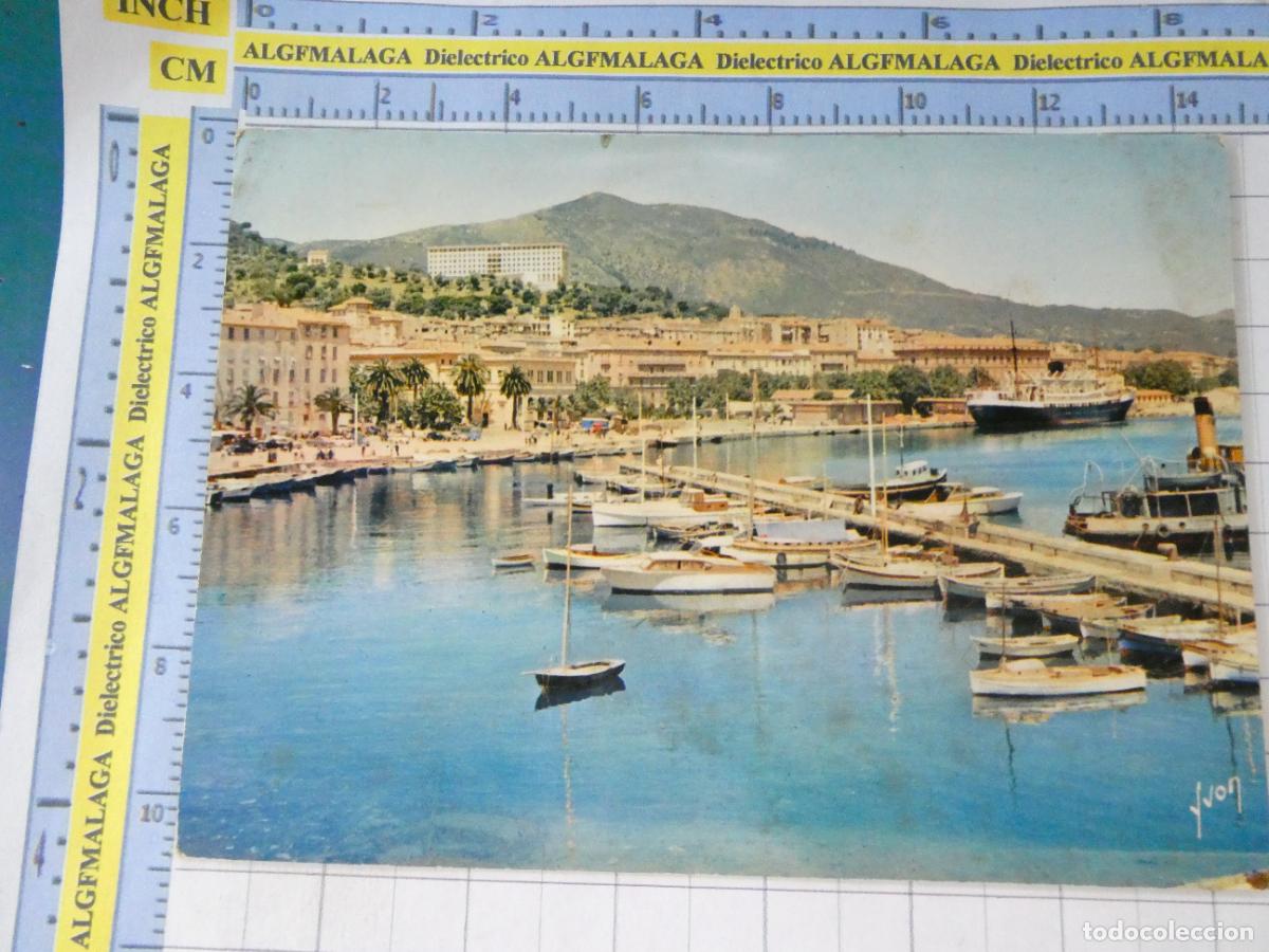 Postales: POSTAL DE FRANCIA. C&Oacute;RCEGA AJACCIO PUERTO. 1654