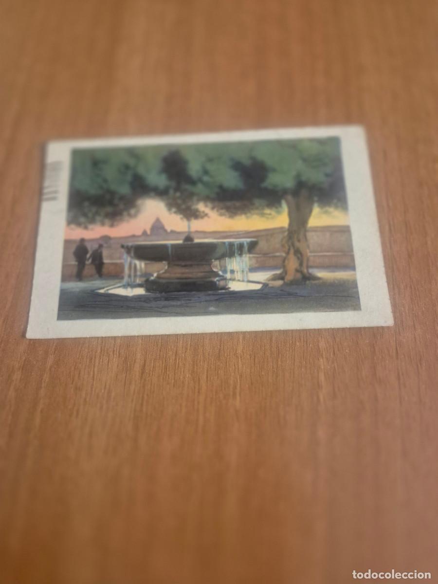 Postales: POSTAL, ROMA FONTANA DINANZI A VILLA MEDICI CIRCULADA.