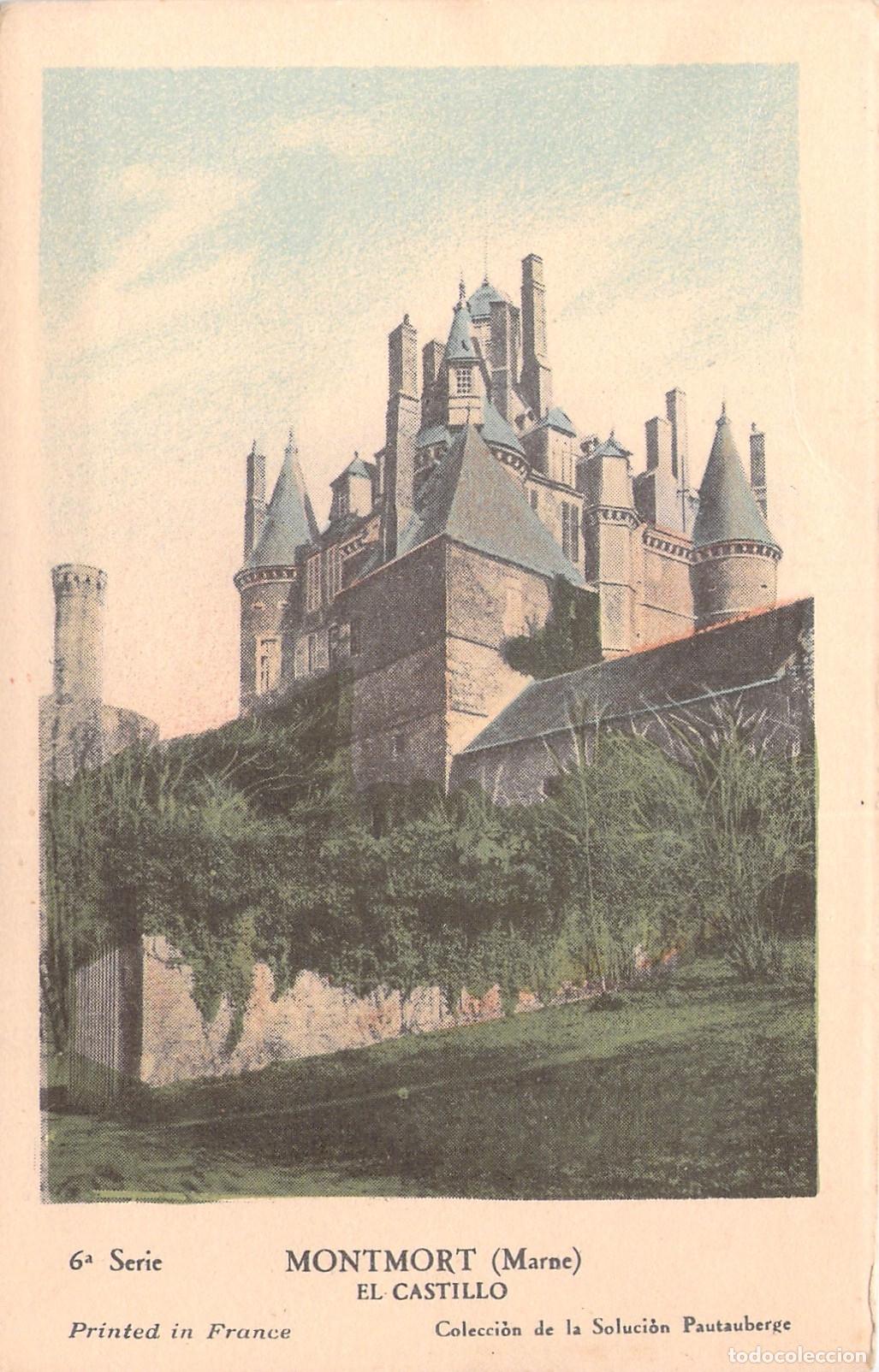 Postales: Postal Castillo de Montmort en Marne Francia